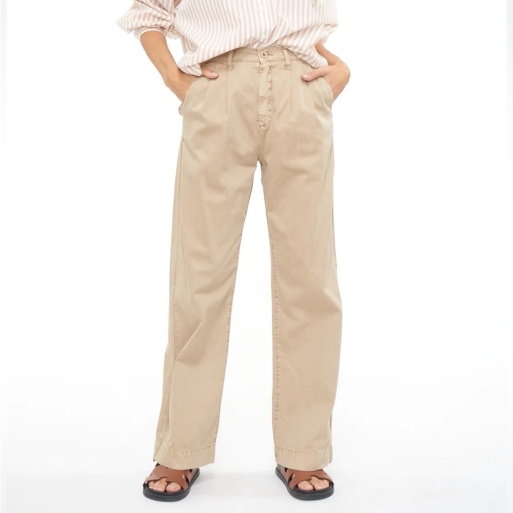 PISTOLA Women’s‎ Tan Ellery High Rise Wide Leg Trouser
Sesame Size 30 Petite